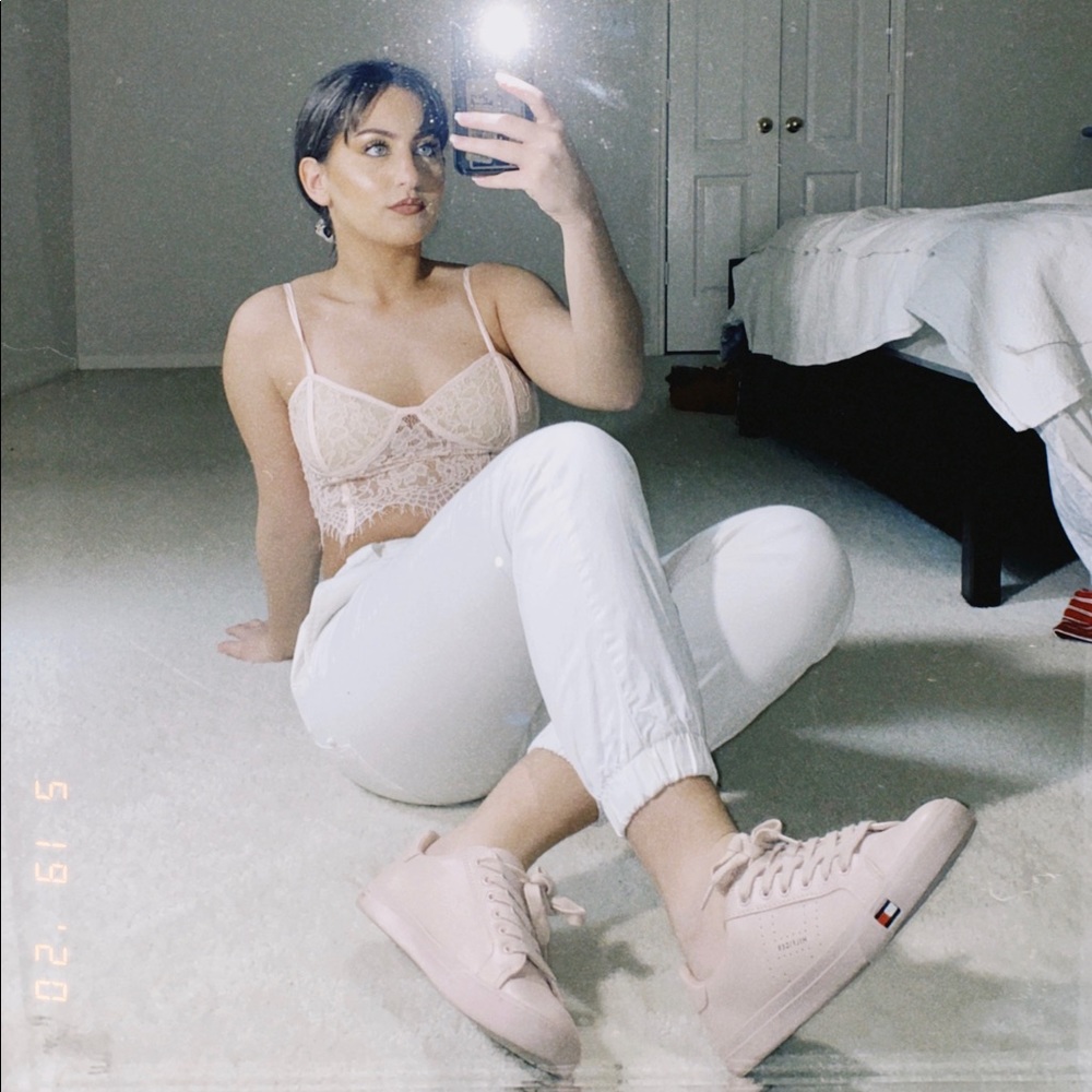 Pink Tommy Hilfiger shoes